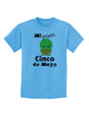 Mi Primer Cinco de Mayo - Cute Cactus Design Childrens T-Shirt by TooLoud-Childrens T-Shirt-TooLoud-Aquatic-Blue-X-Small-Davson Sales