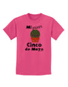 Mi Primer Cinco de Mayo - Cute Cactus Design Childrens T-Shirt by TooLoud-Childrens T-Shirt-TooLoud-Sangria-X-Small-Davson Sales