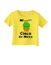 Mi Primer Cinco de Mayo - Cute Cactus Design Infant T-Shirt by TooLoud-Infant T-Shirt-TooLoud-Yellow-06-Months-Davson Sales