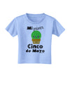 Mi Primer Cinco de Mayo - Cute Cactus Design Toddler T-Shirt by TooLoud-Toddler T-Shirt-TooLoud-Aquatic-Blue-2T-Davson Sales