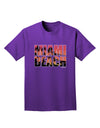Miami Beach - Sunset Palm Trees Adult Dark T-Shirt by TooLoud-Mens T-Shirt-TooLoud-Purple-Small-Davson Sales