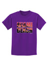 Miami Beach - Sunset Palm Trees Childrens Dark T-Shirt by TooLoud-Childrens T-Shirt-TooLoud-Purple-X-Small-Davson Sales