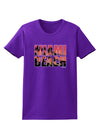 Miami Beach - Sunset Palm Trees Womens Dark T-Shirt by TooLoud-Womens T-Shirt-TooLoud-Purple-X-Small-Davson Sales