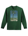 Miami Beach View Mirage Adult Long Sleeve Dark T-Shirt-TooLoud-Dark-Green-Small-Davson Sales