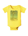 Miami Beach View Mirage Baby Romper Bodysuit-Baby Romper-TooLoud-Yellow-06-Months-Davson Sales