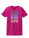 Miami Beach View Mirage Womens Dark T-Shirt-TooLoud-Hot-Pink-Small-Davson Sales