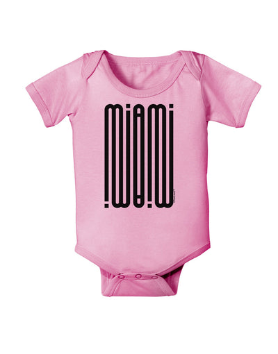 Miami Mirage Baby Romper Bodysuit-Baby Romper-TooLoud-Pink-06-Months-Davson Sales