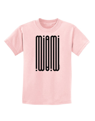 Miami Mirage Childrens T-Shirt-Childrens T-Shirt-TooLoud-PalePink-X-Small-Davson Sales