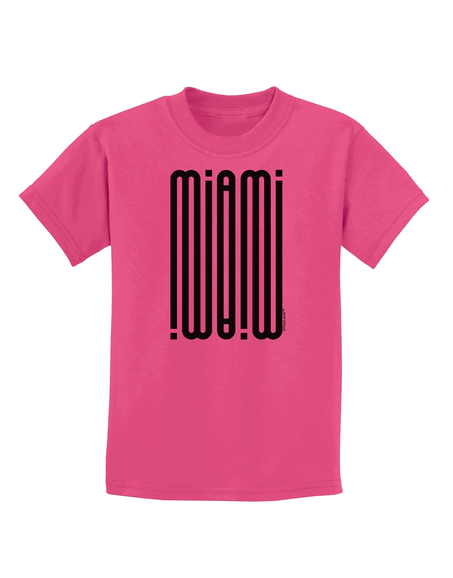 Miami Mirage Childrens T-Shirt-Childrens T-Shirt-TooLoud-Sangria-X-Small-Davson Sales