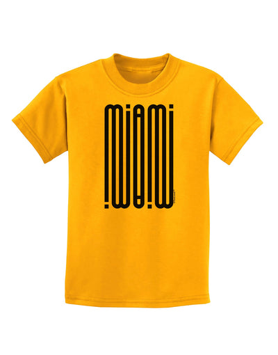 Miami Mirage Childrens T-Shirt-Childrens T-Shirt-TooLoud-Gold-X-Small-Davson Sales