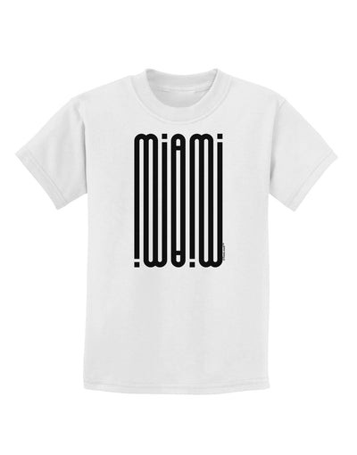 Miami Mirage Childrens T-Shirt-Childrens T-Shirt-TooLoud-White-X-Small-Davson Sales