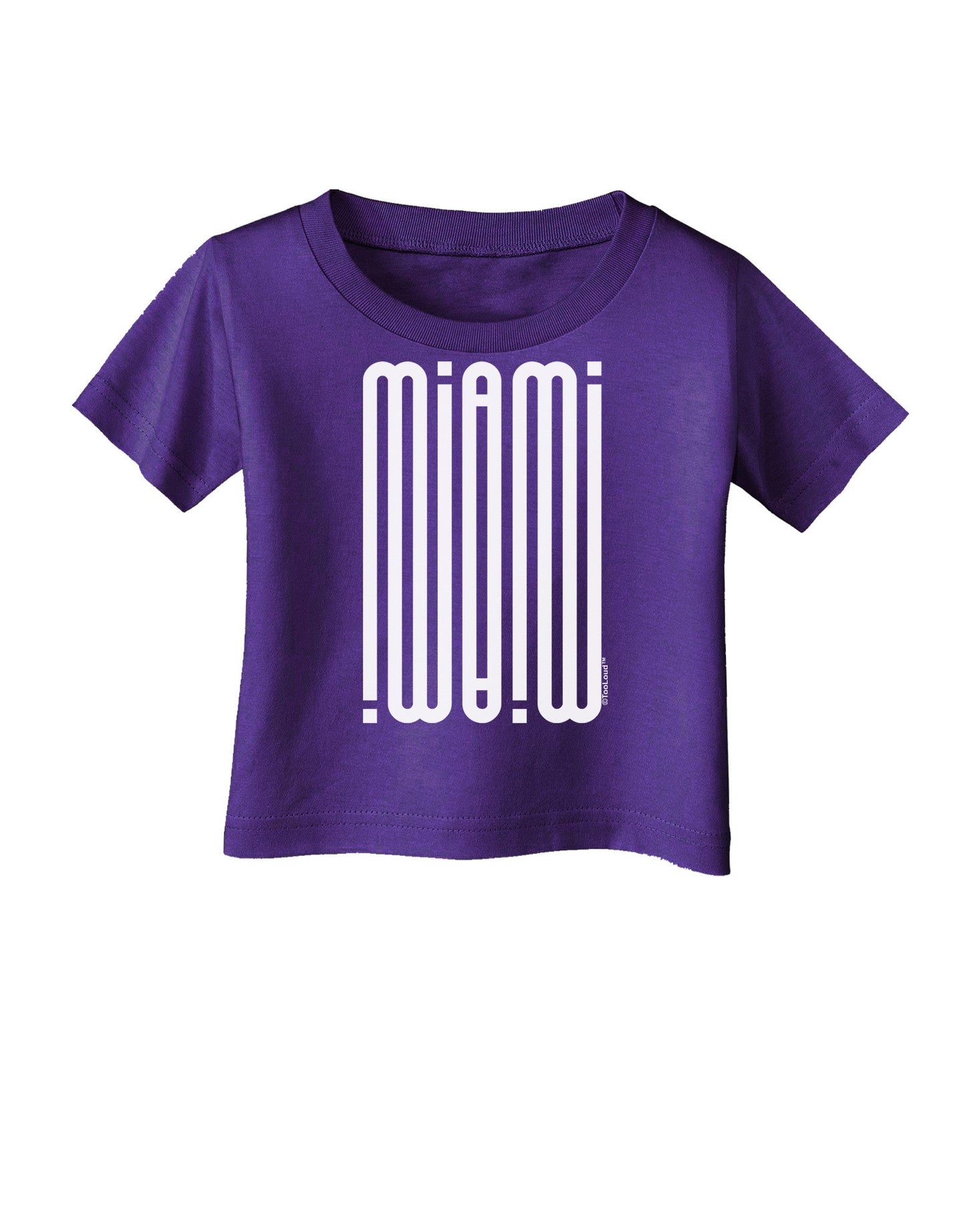 Miami Mirage Infant T-Shirt Dark-Infant T-Shirt-TooLoud-Purple-06-Months-Davson Sales