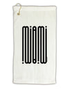 Miami Mirage Micro Terry Gromet Golf Towel 16 x 25 inch-Golf Towel-TooLoud-White-Davson Sales