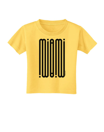 Miami Mirage Toddler T-Shirt-Toddler T-Shirt-TooLoud-Yellow-2T-Davson Sales