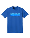 Miami Ocean Bubbles Adult Dark T-Shirt by TooLoud-Mens T-Shirt-TooLoud-Royal-Blue-Small-Davson Sales