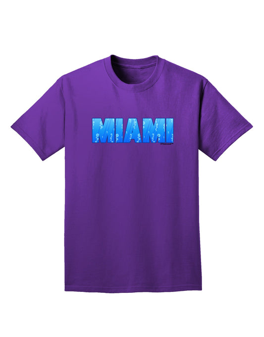 Miami Ocean Bubbles Adult Dark T-Shirt by TooLoud-Mens T-Shirt-TooLoud-Purple-Small-Davson Sales