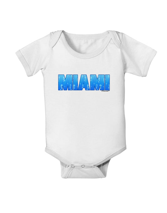 Miami Ocean Bubbles Baby Romper Bodysuit by TooLoud-Baby Romper-TooLoud-White-06-Months-Davson Sales