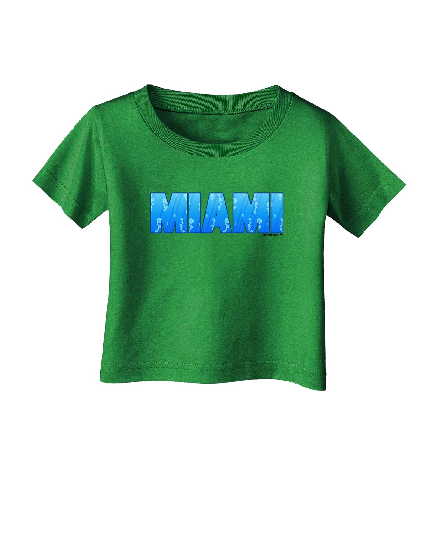 Miami Ocean Bubbles Infant T-Shirt Dark by TooLoud-Infant T-Shirt-TooLoud-Clover-Green-06-Months-Davson Sales
