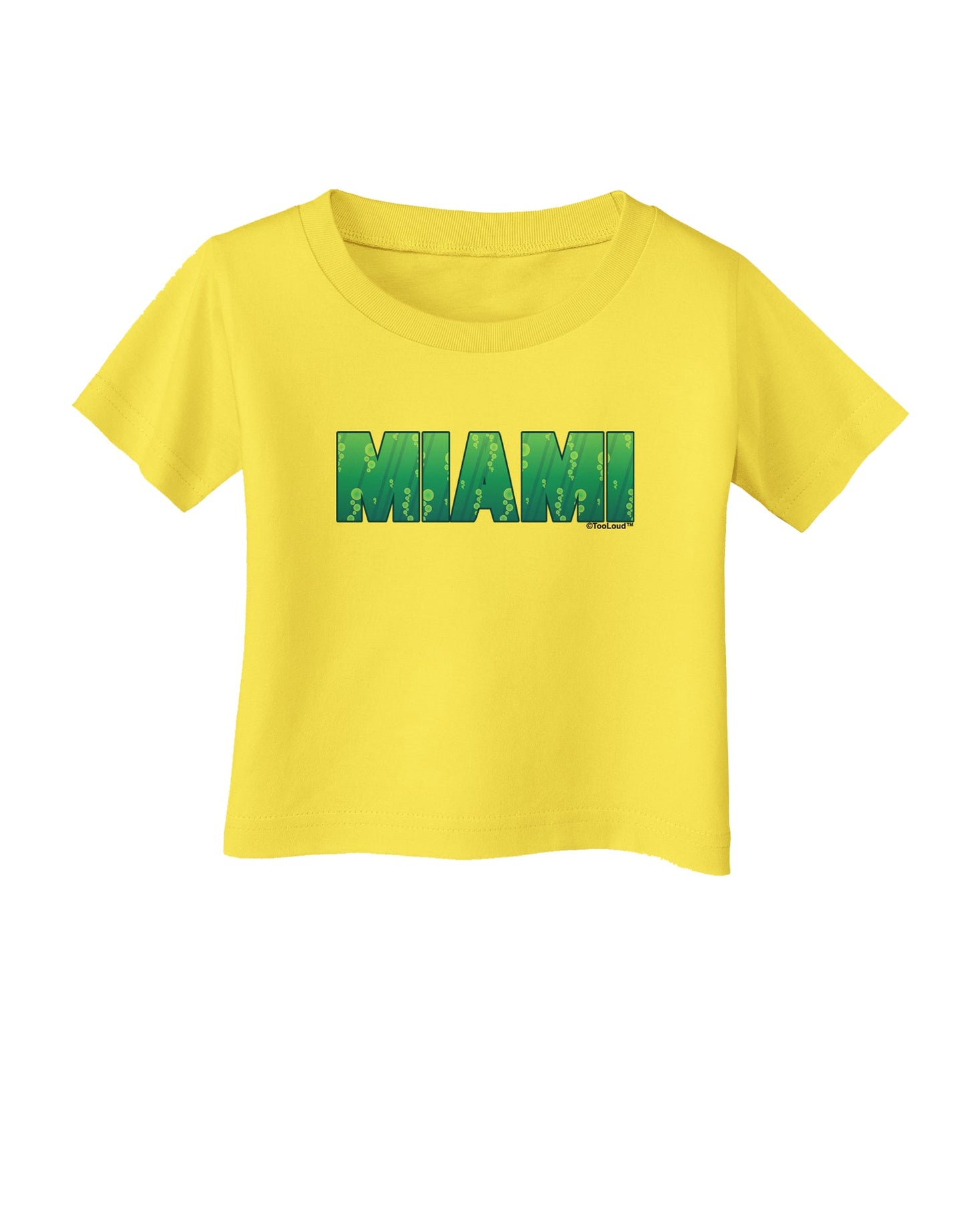Miami Ocean Bubbles Infant T-Shirt by TooLoud-Infant T-Shirt-TooLoud-Yellow-06-Months-Davson Sales