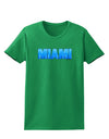 Miami Ocean Bubbles Womens Dark T-Shirt by TooLoud-Womens T-Shirt-TooLoud-Kelly-Green-X-Small-Davson Sales