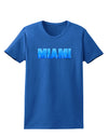 Miami Ocean Bubbles Womens Dark T-Shirt by TooLoud-Womens T-Shirt-TooLoud-Royal-Blue-X-Small-Davson Sales