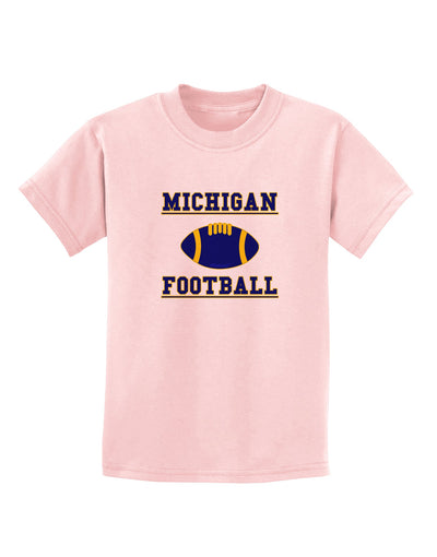 Michigan Football Childrens T-Shirt by TooLoud-TooLoud-PalePink-X-Small-Davson Sales