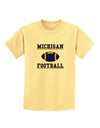 Michigan Football Childrens T-Shirt by TooLoud-TooLoud-Daffodil-Yellow-X-Small-Davson Sales