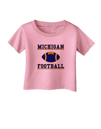 Michigan Football Infant T-Shirt by TooLoud-TooLoud-Candy-Pink-06-Months-Davson Sales