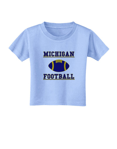 Michigan Football Toddler T-Shirt by TooLoud-Toddler T-Shirt-TooLoud-Aquatic-Blue-2T-Davson Sales