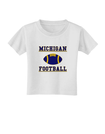 Michigan Football Toddler T-Shirt by TooLoud-Toddler T-Shirt-TooLoud-White-2T-Davson Sales