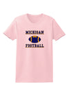 Michigan Football Womens T-Shirt by TooLoud-TooLoud-PalePink-X-Small-Davson Sales