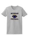 Michigan Football Womens T-Shirt by TooLoud-TooLoud-AshGray-X-Small-Davson Sales