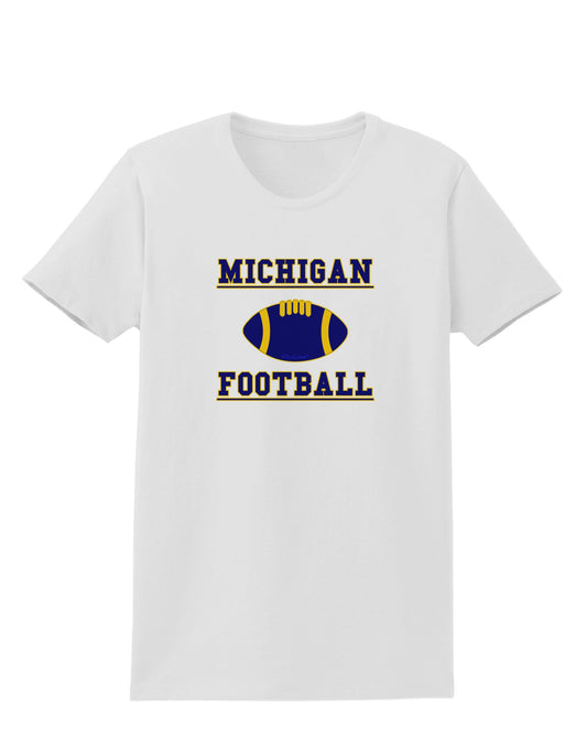 Michigan Football Womens T-Shirt by TooLoud-TooLoud-White-X-Small-Davson Sales