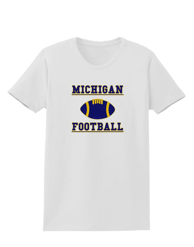 Michigan Football Womens T-Shirt by TooLoud-TooLoud-White-X-Small-Davson Sales