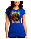 Midnight Toker Marijuana Juniors Crew Dark T-Shirt-T-Shirts Juniors Tops-TooLoud-Royal-Blue-Juniors Fitted Small-Davson Sales