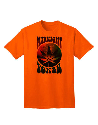 Midnight Toker Premium Adult T-Shirt - Celebrating Cannabis Culture-Mens T-shirts-TooLoud-Orange-Small-Davson Sales