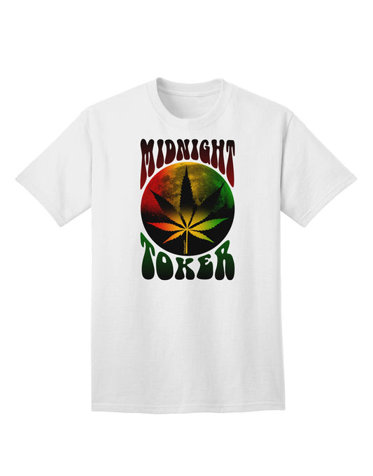 Midnight Toker Premium Adult T-Shirt - Celebrating Cannabis Culture-Mens T-shirts-TooLoud-White-Small-Davson Sales