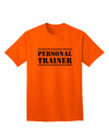 Military-inspired Personal Trainer Adult T-Shirt-Mens T-shirts-TooLoud-Orange-Small-Davson Sales