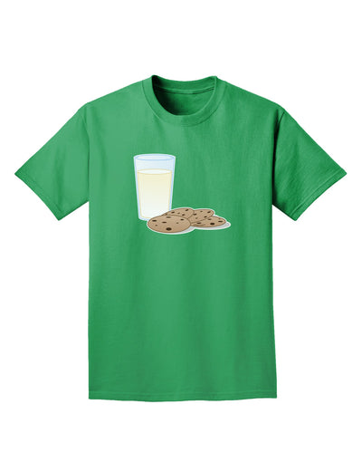 Milk and Cookies Design Adult Dark T-Shirt-Mens T-Shirt-TooLoud-Kelly-Green-Small-Davson Sales