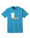 Milk and Cookies Design Adult Dark T-Shirt-Mens T-Shirt-TooLoud-Turquoise-Small-Davson Sales