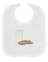 Milk and Cookies Design Baby Bib