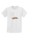 Milk and Cookies Design Childrens T-Shirt-Childrens T-Shirt-TooLoud-White-X-Small-Davson Sales