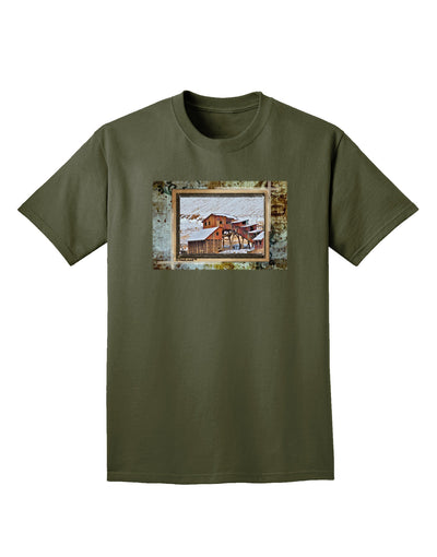 Mine Scene Colorado Adult Dark T-Shirt-Mens T-Shirt-TooLoud-Military-Green-Small-Davson Sales