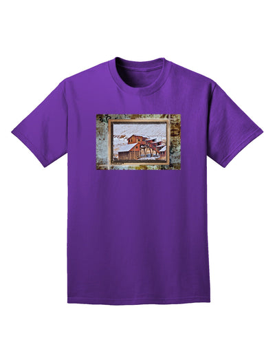 Mine Scene Colorado Adult Dark T-Shirt-Mens T-Shirt-TooLoud-Purple-Small-Davson Sales