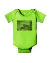 Mine Scene Colorado Baby Romper Bodysuit-Baby Romper-TooLoud-Lime-06-Months-Davson Sales