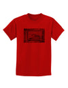 Mine Scene Colorado Childrens T-Shirt-Childrens T-Shirt-TooLoud-Red-X-Small-Davson Sales