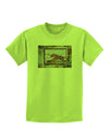 Mine Scene Colorado Childrens T-Shirt-Childrens T-Shirt-TooLoud-Lime-Green-X-Small-Davson Sales