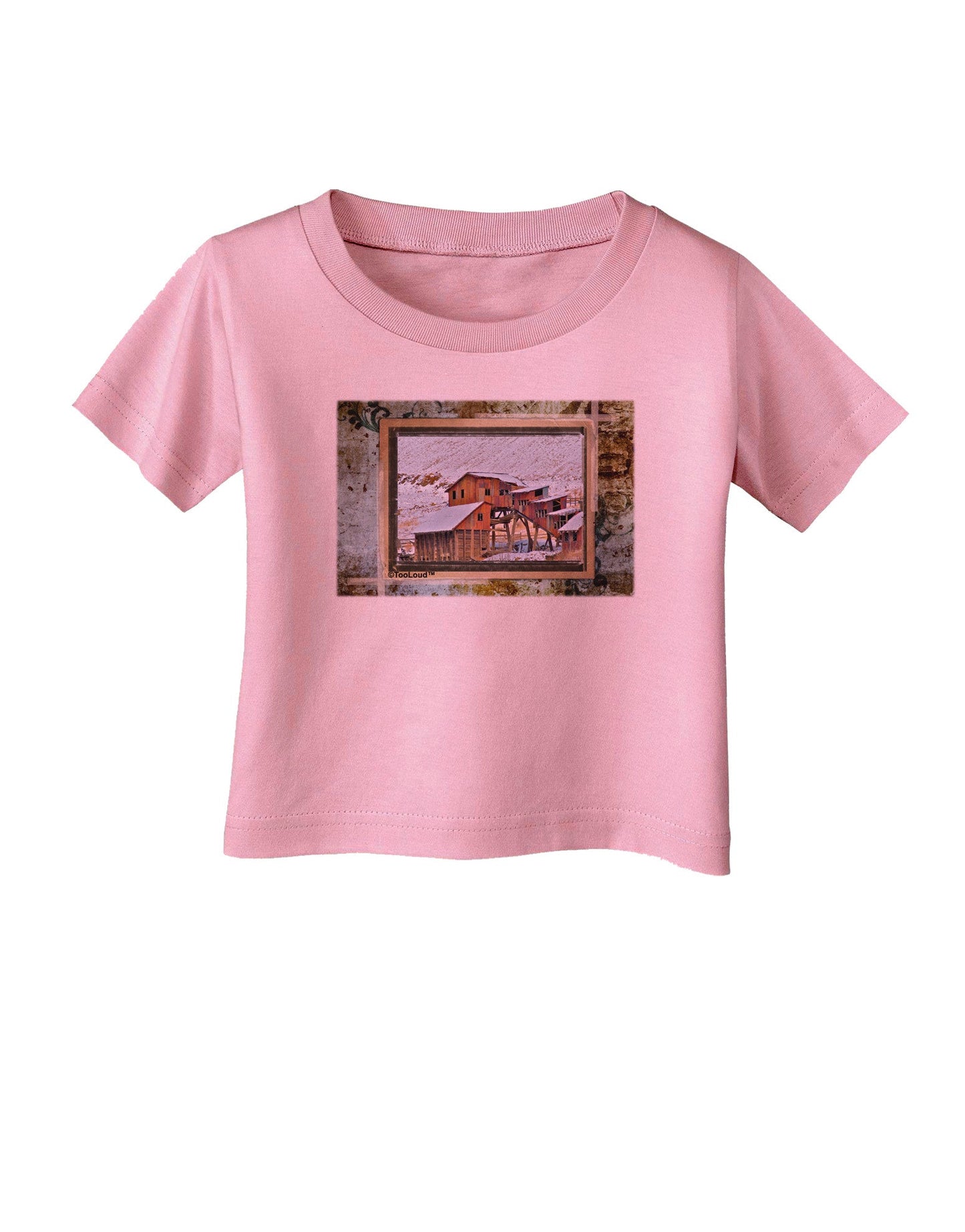 Mine Scene Colorado Infant T-Shirt-Infant T-Shirt-TooLoud-Candy-Pink-06-Months-Davson Sales