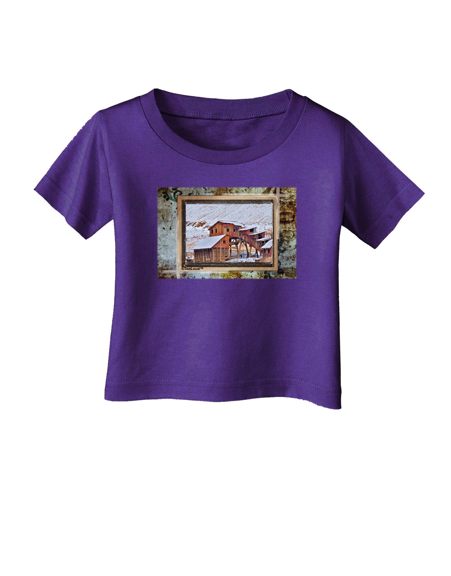 Mine Scene Colorado Infant T-Shirt Dark-Infant T-Shirt-TooLoud-Purple-06-Months-Davson Sales