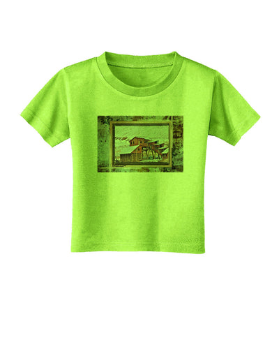 Mine Scene Colorado Toddler T-Shirt-Toddler T-Shirt-TooLoud-Lime-Green-2T-Davson Sales